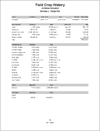 Field Crop History Report